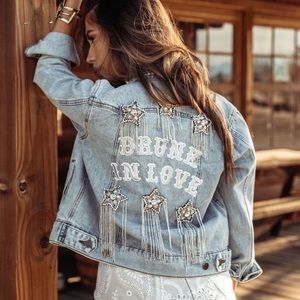 Rue De Seine Jean Jacket “Drunk in Love”